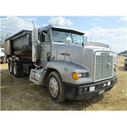 1991 FREIGHTLINER T/A HOOK HOIST TRUCK, S/N            , 3116 CAT DIESEL ENG, 9 SPD TRNS, STELLER SH
