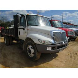 2008 INTERNATIONAL 4200 S/A FLATBED DUMP, S/N 1HTMPAFM78H546212, IHC VT365 DIESEL ENG, 6 SPD TRANS, 