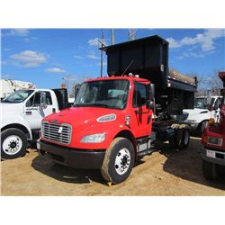 2007 FREIGHTLINER M BUSINESS CLASS S/A DUMP, S/N 1FYACXDC37H09260, C7 CAT DIESEL ENG, 6 SPD TRANS, 8