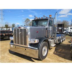 2014 PETERBILT 389K EH TRI-AXLE TRUCK TRACTOR, S/N 1NPXGGGG00D218477, CAT C15 550HP PRE EMISSION ENG