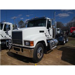 2013 MACK CHU613 T/A TRUCK TRACTOR, S/N 1M1AN07Y3DM012577, 505HP MACK MP8 DIESEL ENG, 18 SPD TRANS, 