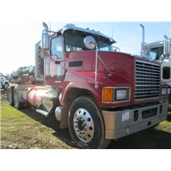 2013 MACK CHU613 T/A TRUCK TRACTOR, S/N 1M1AN07Y1DM012240, MP8-505C MACK ENG, 18 SPD FULLER, 46K REA