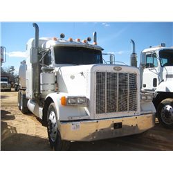 1999 PETERBILT 379 T/A TRUCK TRACTOR, S/N 1XP5DB9X4XD490286, 14.6L CAT ENG, 38K REARS, 12K FRONT, EN