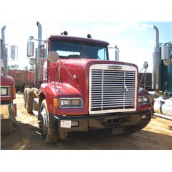 2001 FREIGHTLINER FL120 T/A TRUCK TRACTOR, S/N 1FUBAGCG41LH73248, 12.7L DETROIT DIESEL ENG, 10 SPD T