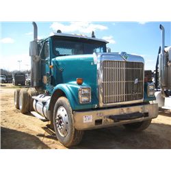 1998 INTERNATIONAL 9300 T/A TRUCK TRACTOR, S/NM 2HSFBAMR1WC04716, DETROIT 470, 10 SPD, 40K REARS, 12