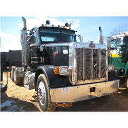 1992 PETERBILT 378 T/A TRUCK TRACTOR, S/N 1XPFDB9X3NN321341, CAR 3406 ENG, 350HP, 9 SPD, 40K REARS, 
