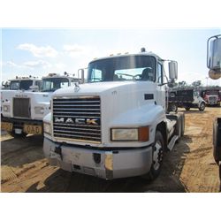 2000 MACK CH613 T/A TRUCK TRACTOR, S/N 1M1AA13Y0YW130040, MACK DIESEL ENG, 10 SPD TRANS, 32K REARS, 