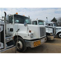 1996 VOLVO T/A TRUCK TRACTOR, S/N 4V4JDBRF8TN851860, S60 DETROIT DIESEL ENG, 8 SPD TRANS, 38K REARS,