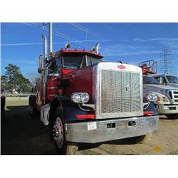 1983 PETERBILT 359-S19 T/A WRECKER, S/N 1XP9D29X7DN161251, CUMMINS DIESEL ENG, 9 SPD TRANS, 38K REAR