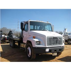 2000 FREIGHTLINER FL80 ROLLBACK, 1FVXJJCB2YHB76373, CAT DIESEL, 9 SPD, CENTURION 27' ROLLBACK, TULSA