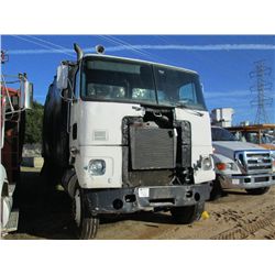 VOLVO GM T/A TRASH TRUCK, S/N 4V2ECDCF8KN61999, CAT DIESEL ENG, 8 SPD TRANS, 24' TRASH BODY, PRENTIC