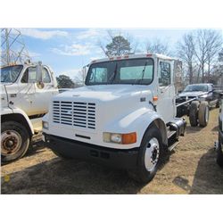 1995 INTERNATIONAL 4900 S/A CAB & CHASSIS, S/N 1HTSDAAM9SH6573474, INTL DT466 DIESEL ENG, 6 SPD TRAN