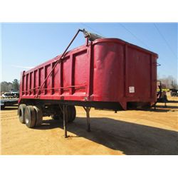 PALMER 22' T/A DUMP TRAILER, S/N 1P922SS24JA003756 (88 YR) 295/75R22.5 TIRES, FRAMELESS TARP