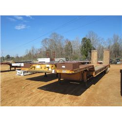1995 CLARK CLPT-95 T/A 35T LOWBOY TRAILER, S/N 1CD2L4021SA005150, 9' WIDE, 9' MOTOR GRADER RAMP, 27'