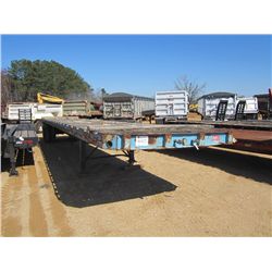 1993 CLARK 45' T/A FLATBED TRAILER, S/N 1CD2L4528PA004514, 11R24.5 TIRES