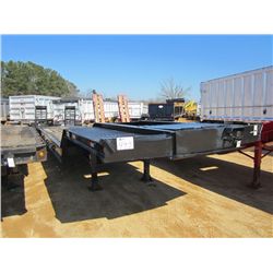 2000 PITTS 40 TON T/A LOWBOY TRAILER, S/N 1PELB3523ZP010038, 8' 6" WIDE, 8' MOTOR GRADER RAMP, 31' L