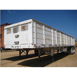 40' T/A FLATBED TRAILER, S/N, 4' SIDE BOARD, SLIDING TANDOM, 11R24.5 TIRES
