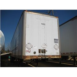 1993 WABASH 50' VAN TRAILER, S/N 1JJV482T4PL199604, 11R22.5 TIRES