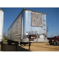 1979 GREAT DANE 42' ENCLOSED T/A TRAILER, S/N 102074, 11R24.5 TIRES