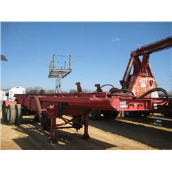 1997 SECA T/A ROLLOFF TRAILER, S/N 7093, 11R22.5 TIRES