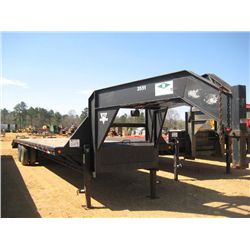 PJ 28' T/A GOOSENECK TRAILER, S/N , W5' DOVETAIL, FOLD DOWN RAMP, LT235/85R.16 TIRES