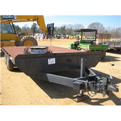 2006 8' X 16' TAG TRAILER, S/N 1TTBM816061037734, DECK, 4' DOVETAIL, 7,000# AXLES