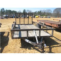 TRAILER WORLD 6'X14' S/A TAG TRAILER W/RAMP