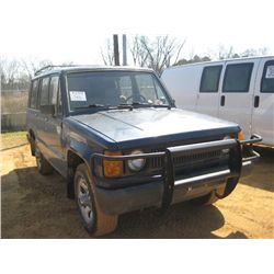 1986 ISUZU TROOPER II, S/N JAACH78LPG5443827, 4 CYL, 5 SPD MAUNAL, ODOMETER READING 115,221 MILES