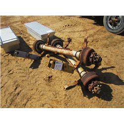 1 LOT (2) TRAILER AXLE
