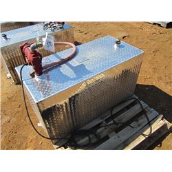 IN BED FUEL TANK W/12 VOLT PUMP (COUNTY OWNED)
