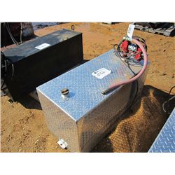 IN BED FUEL TANK W/12 VOLT PUMP (COUNTY OWNED)