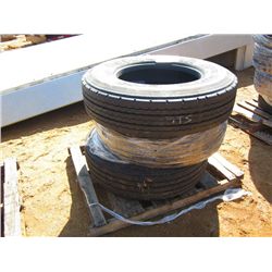 1 LOT (3) 295/75R22.5 TIRES