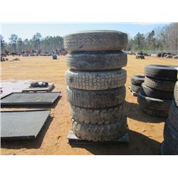 1 LOT (6) 11.00-20 TIRES & RIMS