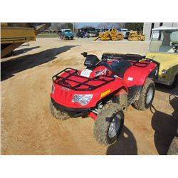 2011 ARTIC CAT 550S 4X4 ATV, S/N 4UF10ATVXAT213208, P/S, FRONT & REAR BRAKES, METER READING 9 HRS, M