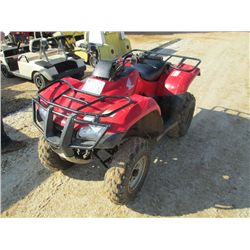 2007 HONDA 4X4 ATV  S/N 1HFTEZ10674717312  GAS ENG  4 SPD
