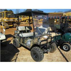 CLUB CAR GOLF CART, S/N A9016204821, CANOPY, WINDSHIELD, CHARGER, ELECTRIC