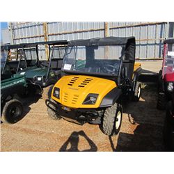 CUB CADET BIG COUNTRY 4X4 ATV, S/N 1K29G40009,CANOPY, 4X4, METER READING 96 HRS