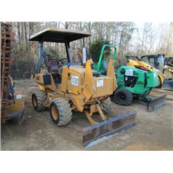 CASE 460 TRENCHER, S/N JAF0225754, BLADE, ROLLBAR