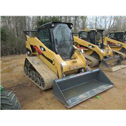 CAT 297C SKID STEER LOADER, S/N GCP00250 (07 YR) TRACK TYPE, GP BUCKET, ECAB W/AIR, METER READING 4,