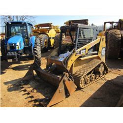 CAT 247 SKID STEER LOADER  S/N CML00228 (02 YR) MP BUCKET TRACK TYPE CANOPY METER READING 2632 HRS (