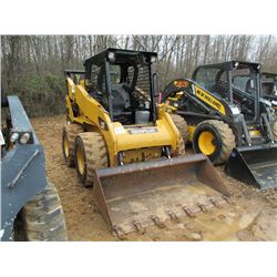 CAT 242B3 SKID STEER LOADER, S/N SRS00538 (11 YR) GP BUCKET, CANOPY, METER READING 760 HRS