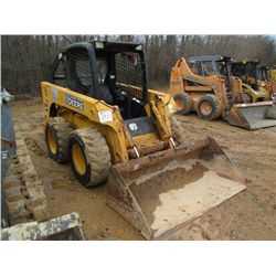 JOHN DEERE 320 SKID STEER LOADER, S/N 103129 (06 YR) GP BUCKET, CANOPY, METER READING 1,903 HRS