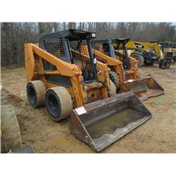CASE 60XT SKID STEER LOADER, S/N JAF0348812 (02 YR) GP BUCKET, CANOPY, METER READING 2,496 HRS