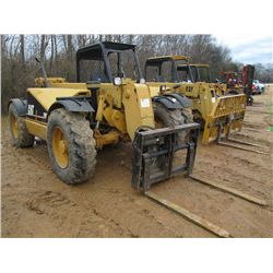 CAT TH82 TELESCOPIC FORKLIFT, S/N 3JN017538K (02 YR) CAP, TILT CARRIAGE, CANOPY