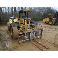 CAT TH62 TELESCOPIC FORKLIFT, S/N 4TM01836, 6000# CAP, CANOPY, METER READING 2,745 HRS