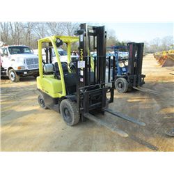 HYSTER H50 FT FORKLIFT, S/N L177B15311E, 4900# CAP, CANOPY