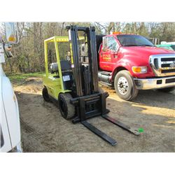 HYSTER 60XL FORKLIFT, S/N D177B391154, LP GAS, CANOPY