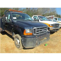1999 FORD F450 SERVICE TRUCK, S/N 1FDXF46F7XEA41959, DIESEL, 5 SPD, KNAPHEIDE SERVICE BODY, COMPRESS
