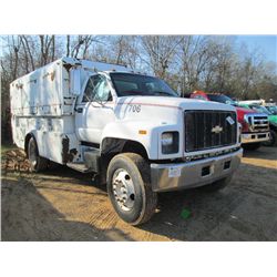 1995 CHEVROLET KODIAK FUEL & LUBE TRUCK, S/N 1GBJ6H1J75310, CAT, 5 SPD, FUEL & LUBE BODY