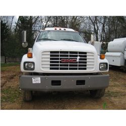1999 GMC C6500 S/A SERVICE TRUCK, S/N 1GDJ6H1C0XJ520211, CAT DIESEL ENG, 5 SPD TRANS, TOOL BODY, HOS